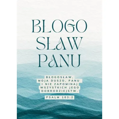 Karnet - B�ogos�aw Panu