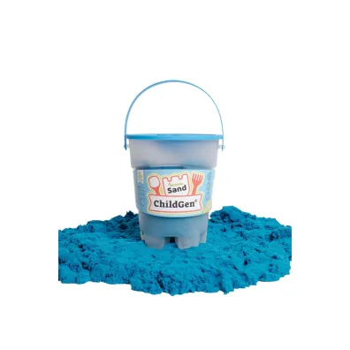 Piasek do formowania z foremk� niebieski 500g ChildGen