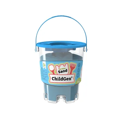 Piasek do formowania z foremk� niebieski 500g ChildGen