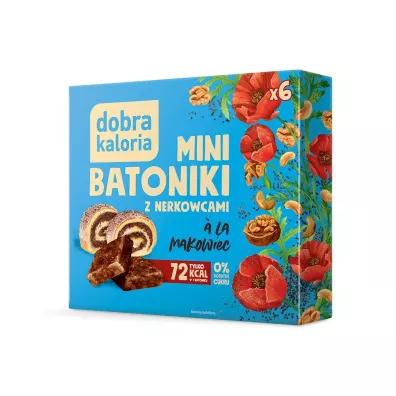 Dobra Kaloria Mini batoniki z nerkowcami a`la makowiec 6 x 18 g