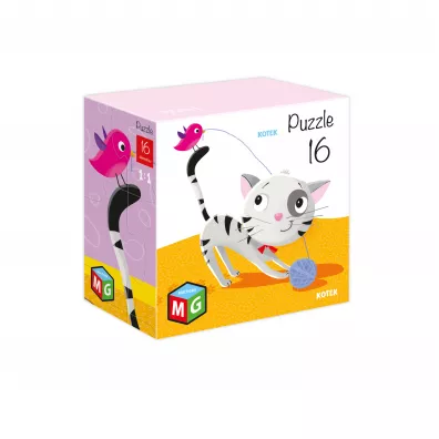 Puzzle 16 el. Kotek Multigra