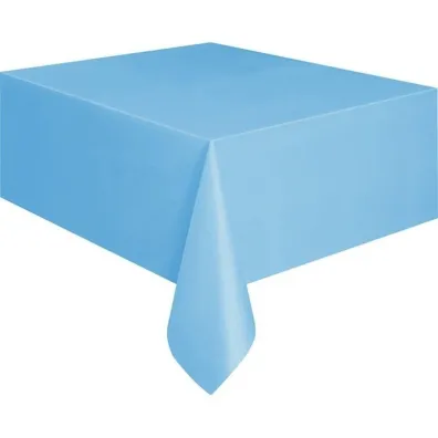 Obrus plastikowy pastelowy niebieski 137x274cm