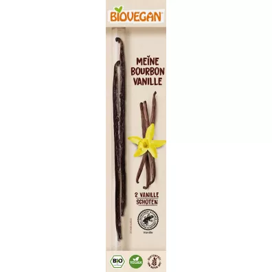 Biovegan Laska wanilii bourbon bezglutenowa 2 szt. Bio