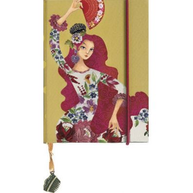 Boncahier Notatnik ozdobny 0021-01 Flamenco Mini Alegrias 144 kartki