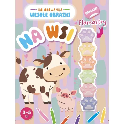 Kolorowanka Weso�e obrazki. Na wsi