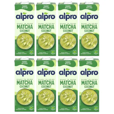 Alpro Nap�j kokosowo - sojowy z zielon� herbat� Matcha Zestaw 8 x 1 l