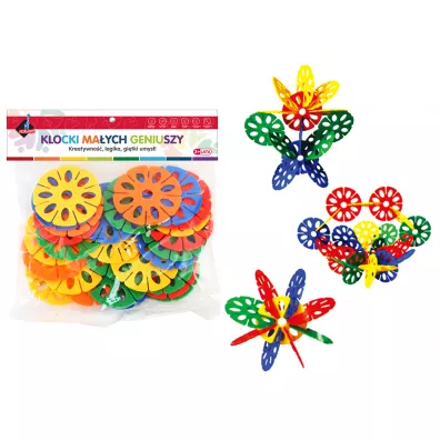 Klocki Kwiatki 28 elementw