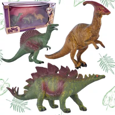Zestaw dinozaur�w 3 figurki