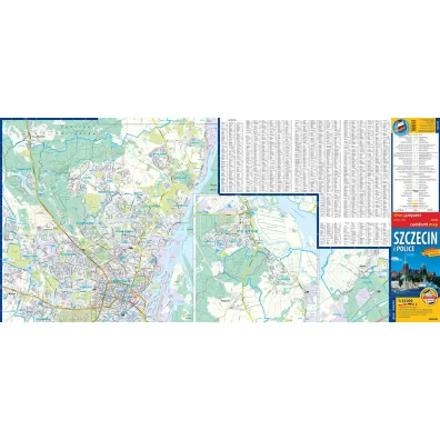 Szczecin plan miasta 1:22 000 laminat 2023