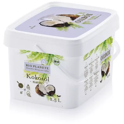 Bio Planete Olej kokosowy nierafinowany Extra Virgin 2.5 l Bio