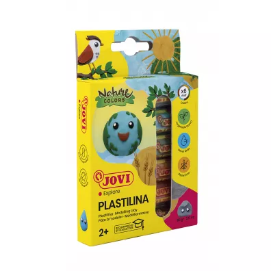 Plastelina naturalna 6x15g