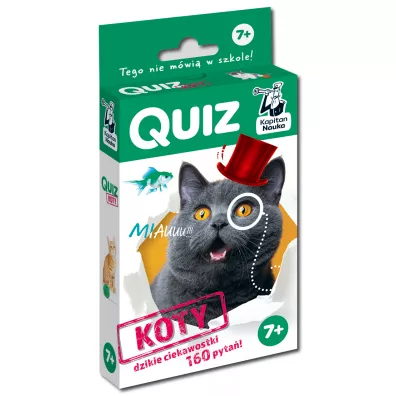 Kapitan Nauka. Quiz. Koty 7+