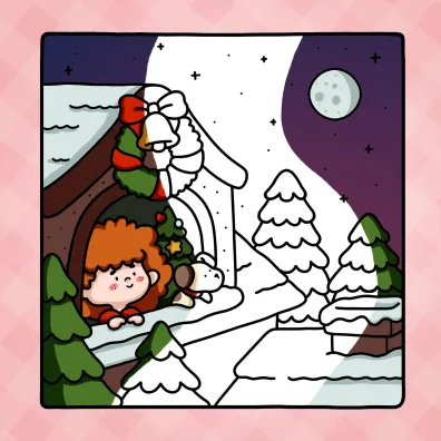 Cozy Christmas. Urocza i relaksuj�ca kolorowanka