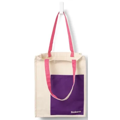 Bookaroo Torba baweniana Purple&Pink