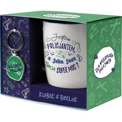 Be-Happy Gifts Zestaw prezentowy dla Najlepszego Policjanta
