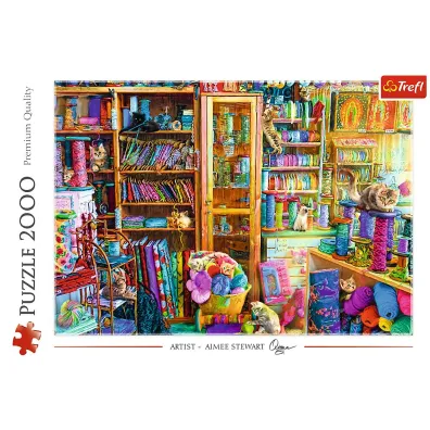 Puzzle 2000 el. Koci raj Trefl