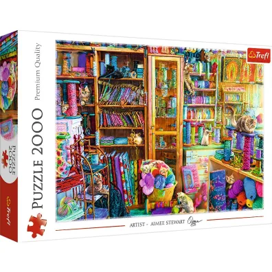 Puzzle 2000 el. Koci raj Trefl