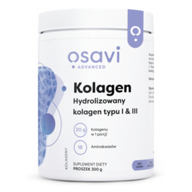 Osavi Kolagen typu I i III - suplement diety 300 g