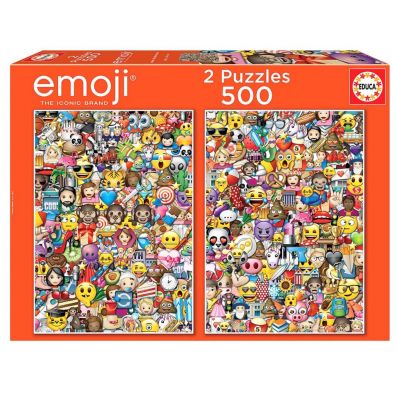 Puzzle 2x500 Emoji (Emotki) G3 Educa