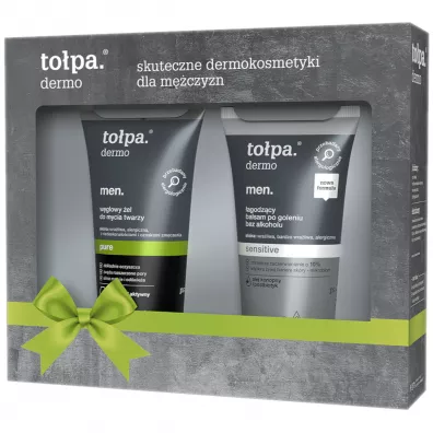 To�pa Zestaw dermo men senitive �el do twarzy + Balsam do twarzy 150 ml + 100 ml