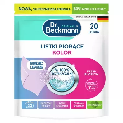 Dr. Beckmann Magic Leaves Listki do prania Kolor 20 szt.