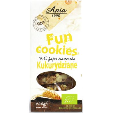 Bio Ania Fun cookies kukurydziane 120 g Bio