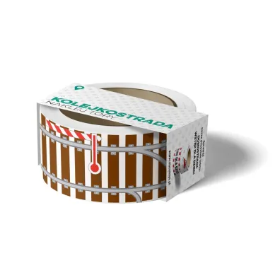 Kolejkostrada Tory do naklejania Zuzu Toys
