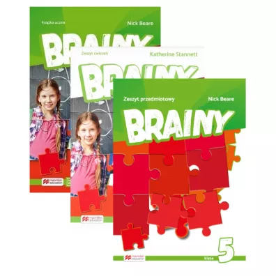 Pakiet podr�cznik�w: Brainy. Klasa 5. Ksi��ka ucznia, zeszyt �wicze� i zeszyt przedmiotowy. Szko�a podstawowa - Nick Beare, Katherine Stannett