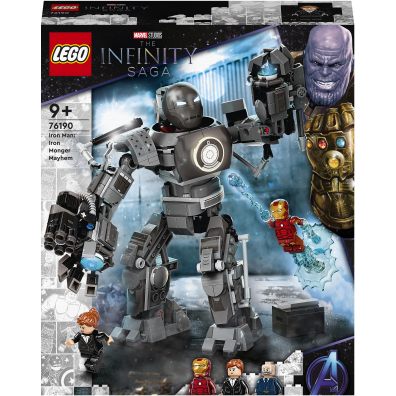 LEGO Marvel Avengers Iron Man: zadyma z Iron Mongerem 76190