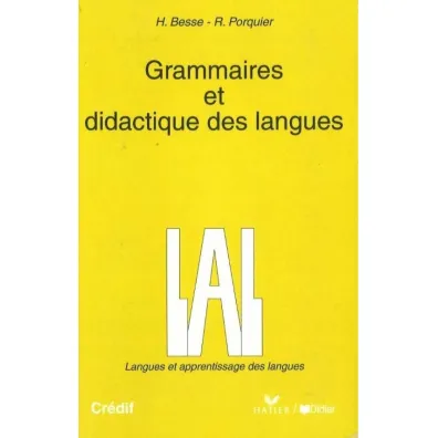 Grammaires et didactique des langues - Henri Besse