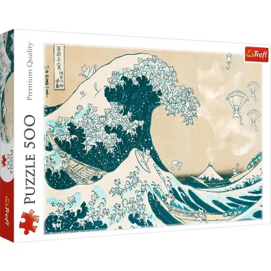 Puzzle 500 el. Wielka kocia fala Trefl