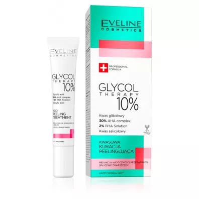 Eveline Cosmetics Cosmetics Glycol Therapy 10% kwasowa kuracja peelinguj�ca 20 ml