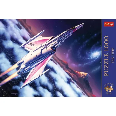 Puzzle 1000 el. Lot w kosmos Trefl
