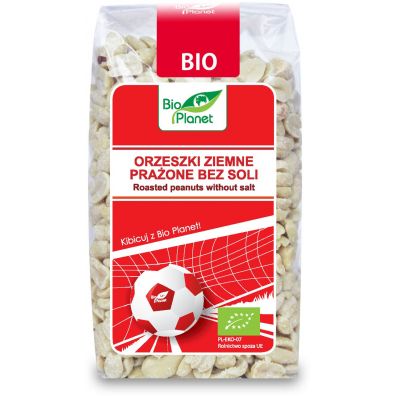 Bio Planet Orzeszki ziemne praone bez soli 350 g Bio