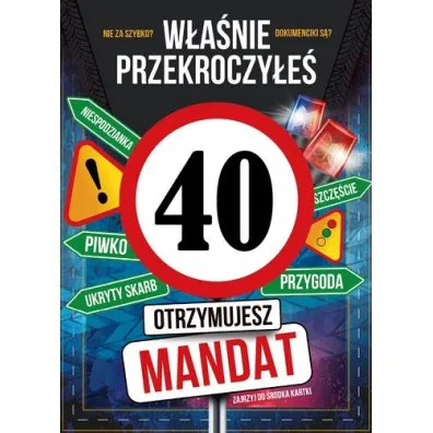Armin Style KARNET URODZINY 40 B6 Z KOP AS GM-1269 FOL