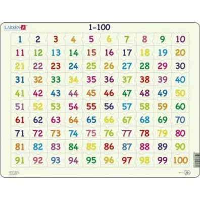 Puzzle Uk�adanka Liczymy do 100 Maxi Larsen