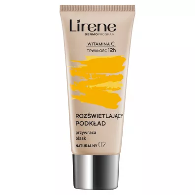 Lirene Podkad rozwietlajcy przywracajcy skrze blask 02 Naturalny 30 ml