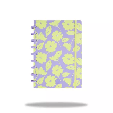 CoolPack Ko�obrulion B5 Flores Lila z gumk� kratka 100 kartek