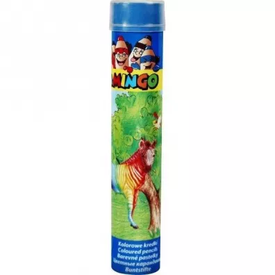 Titanum Kredki o��wkowe sze�ciok�tne tuba metalowa 12 szt.