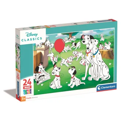 Puzzle 24 el. Maxi SuperColor. Disney Animals Clementoni