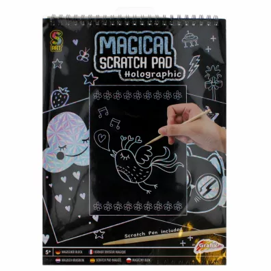 Branded Toys Magiczna zdrapywanka A4