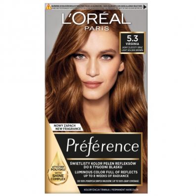 Zdjęcia - Pozostałe kosmetyki LOreal Paris Recital Preference farba do włosów G 5.3 Virginie 