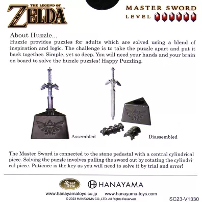 �amig��wka Huzzle The Legend of Zelda Master Sword poziom 6/6 G3