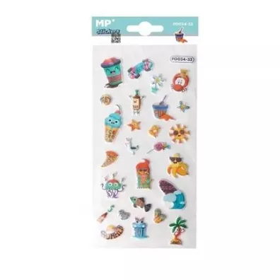 Mp Main Paper Naklejki 3D pla�a