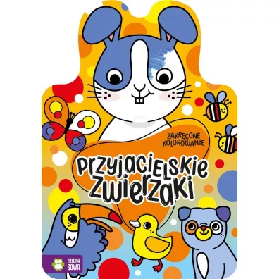 Zakr�cone kolorowanie. Przyjacielskie zwierzaki