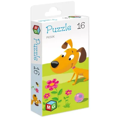 Puzzle 16 el. Piesek Multigra