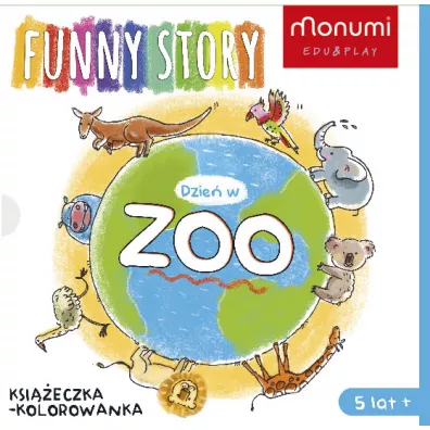 Ksi��eczka harmonijka do kolorowania - Dzie� w Zoo 5l+