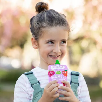 Smileat Mus z ekologicznymi malinami i jogurtem po 9 miesicu 100 g Bio