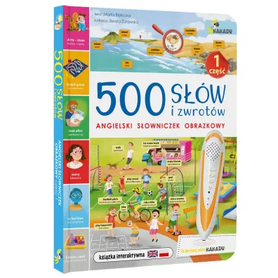 Angielski s�owniczek obrazkowy. 500 s��w i zwrot�w. M�wi�ca ksi��ka interaktywna. Cz�� 1