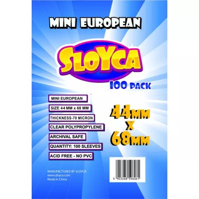 Sloyca Koszulki Mini European 45 x 68 mm 100 szt.